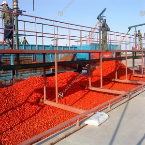 Tomato juice processing line
