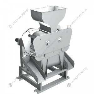 Half cutting type juicer