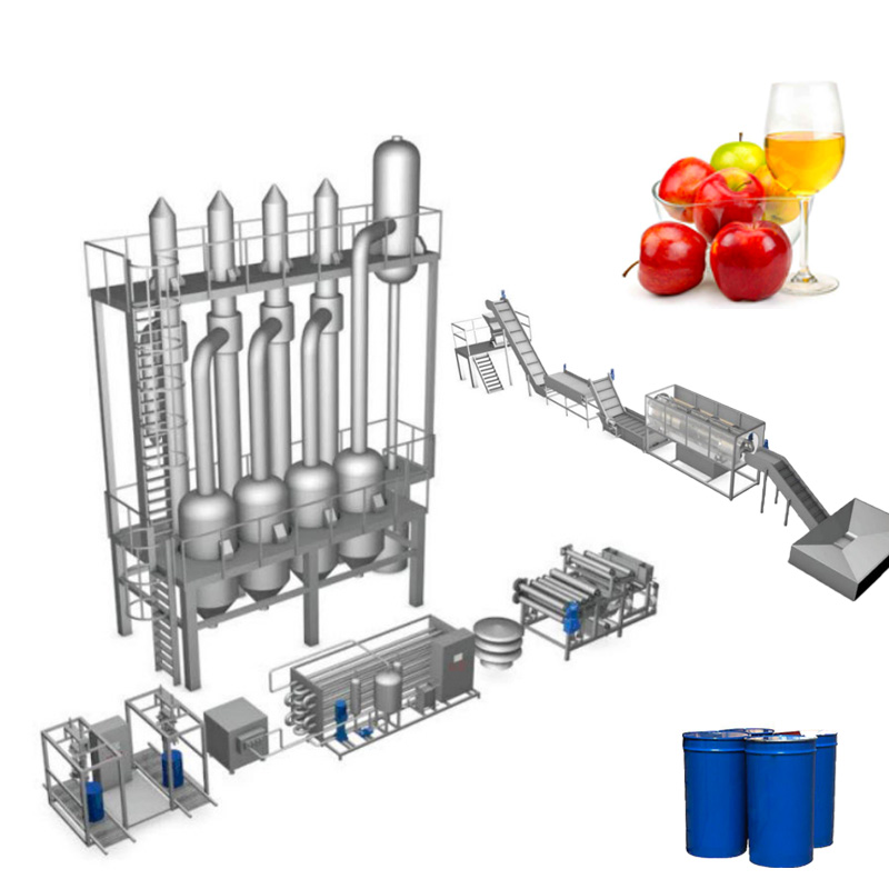 Automatic apple/pear juice production line site