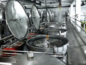 Beverage processing line