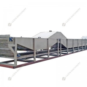 Water immersion pasteurizing & cooling tunnel