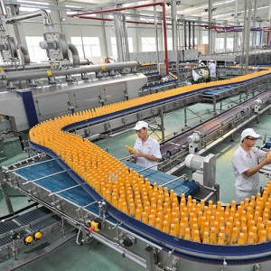 Fruit juice processing line