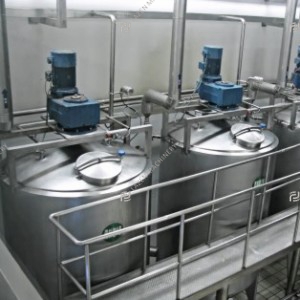 Herbal tea beverage processing line